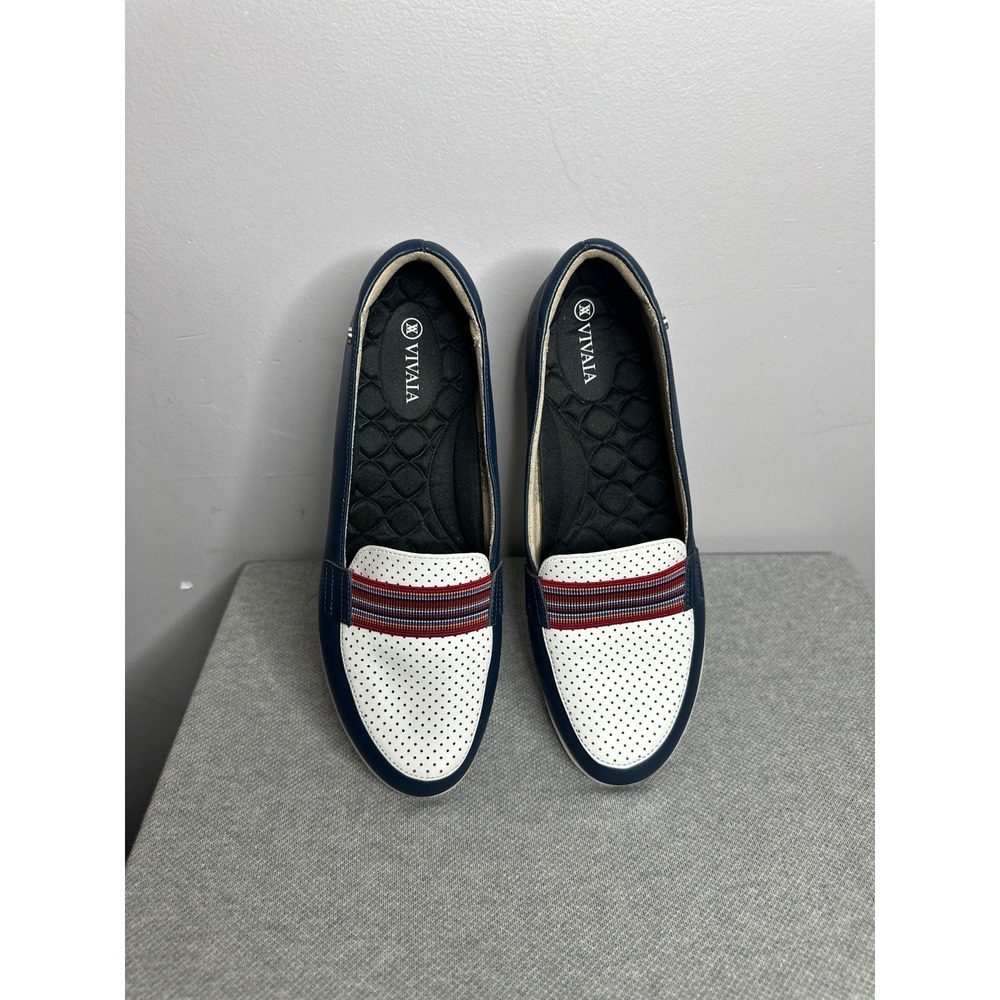 Revere Monte Carlo Leather Wedge Loafers W/Vivaia Insoles Luxury Comfort Sz 9M